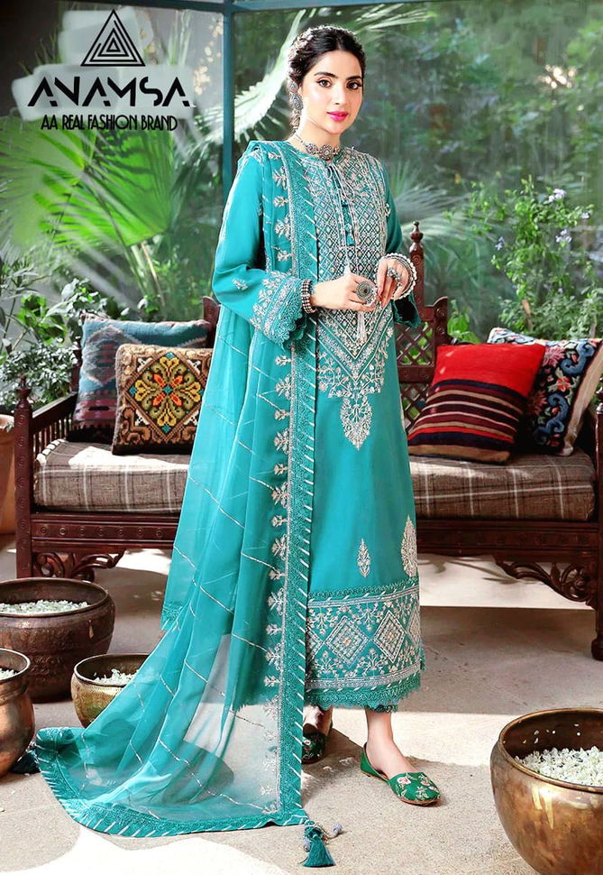 Anamsa 231 Georgette Pakistani Suits Catalog